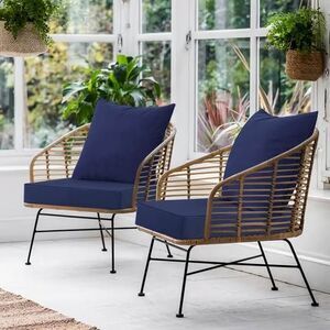 Favoyard Outdoor Seat Cushion Set – 19 x 19 Inch Patio Cushions